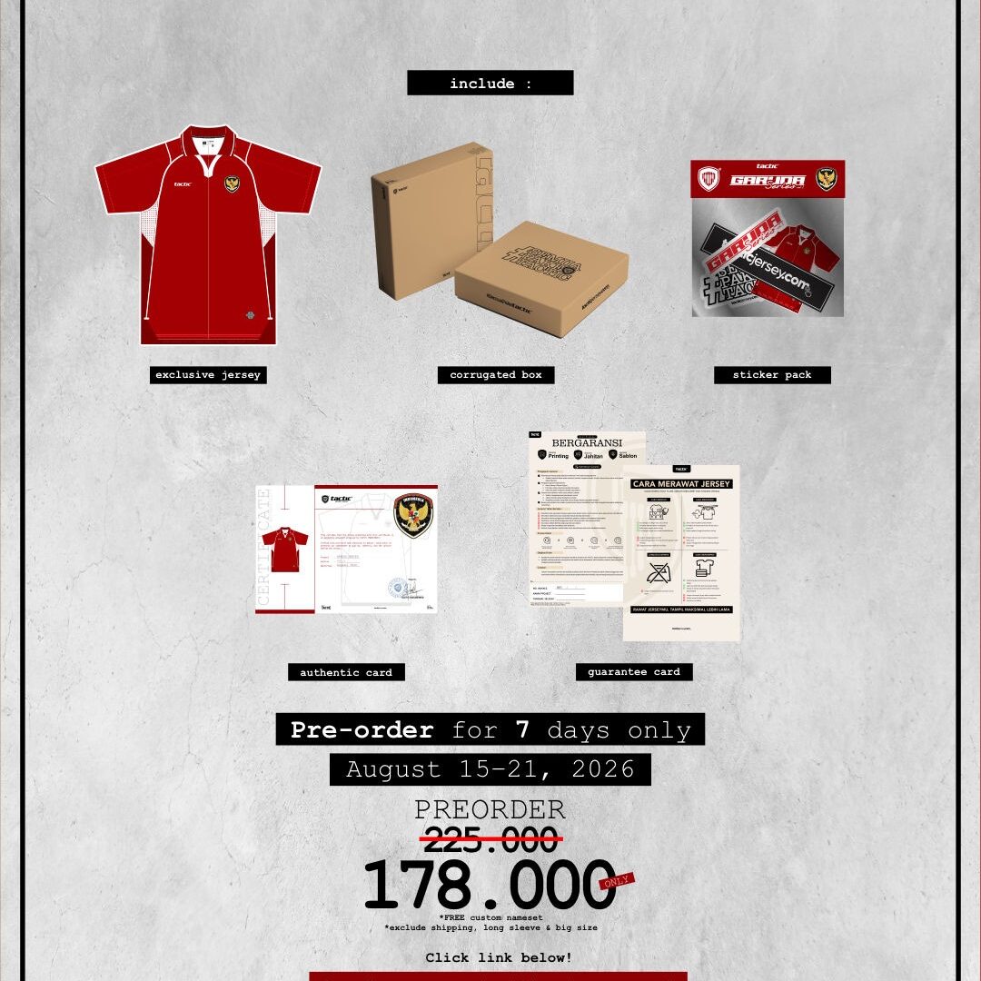 EXCLUSIVE JERSEY GARUDA SERIES vol. 1 - Gambar 4